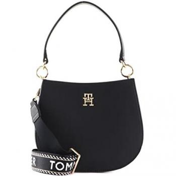 Tommy Hilfiger Black Polyester Handbag