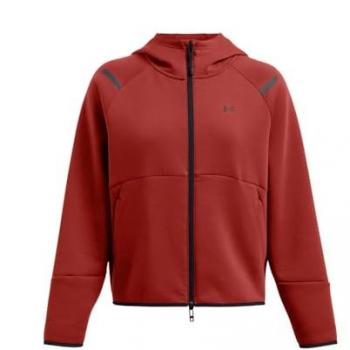 Under Armour Unstoppable Fleece Kapuzenjacke Damen dunkelrot