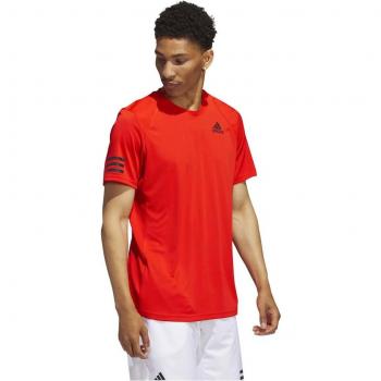 Blusa atlética masculina “Club Tenis” con insignia de tres líneas Adidas
