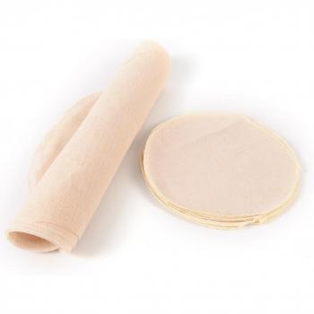 5pcs Round Cotton Steaming Cloths for Bread and Cheese, Dia 30cm & 50cm, Sizes S & L