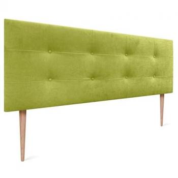 Cabecero Tapizado en Tela Acualine 150x115cm Color Pistacho