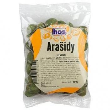 Pikantní wasabi arašídy HOS 100g