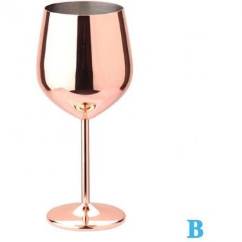 Plated Steel Red Wine Glass