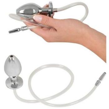 Plug Anal in Acciaio e Silicone “Dilatatore Butt”