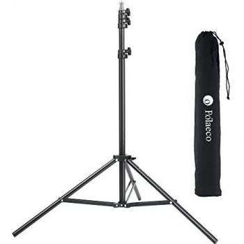 Light Stand Ammortizzato 6 kg – Treppiede Luce Fotografica 256 cm, 1/4″