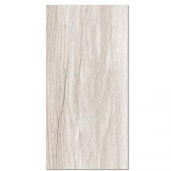 Tapis en vinyle beige effet bois 80x250 cm