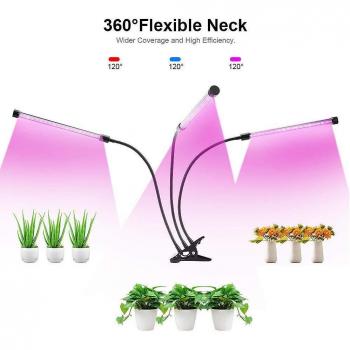 DishyKooker 5V LED Grow Light with Timer for Indoor Plants