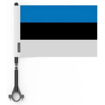 Estonian Flag Collection – 14 × 21 cm, 50 Pieces, High‑Quality Polyester, Full‑Color Flip Print