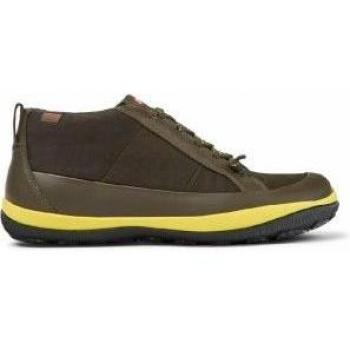 CAMPER Peu Pista PrimaLoft® Men’s Green Ankle Boots – Size 9.5 (US) – Cotton & Smooth Leather