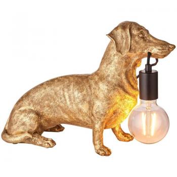 Matt Black Vintage Gold Modica Desk Lamp – Merano Edition