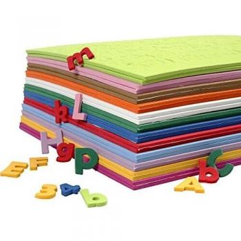 Foam Letter & Number Sheets – Creotime, 24 Pieces