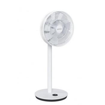 Facula Brisa 3D Ventilador 2‑en‑1 Color Blanco – Pie y Mesa