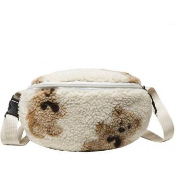 Women’s Lamb Like Fur Crossbody Purse
