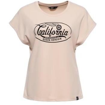 Queen Kerosin T-Shirt für Frauen, Farbe Ecru, Größe M