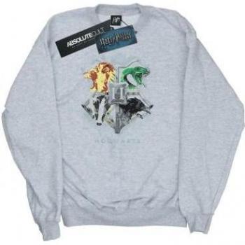 Harry Potter White Hogwarts Crest Sweatshirt