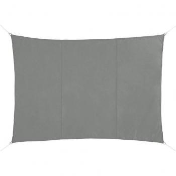 Toldo Vela de Sombra Rectangular Shae Marrón Avellana 4 x 3 m