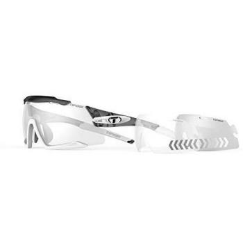 Tifosi Aethon Occhiali da sole unisex Crystal Smoke/Bianco/Fototec Light Night Lens