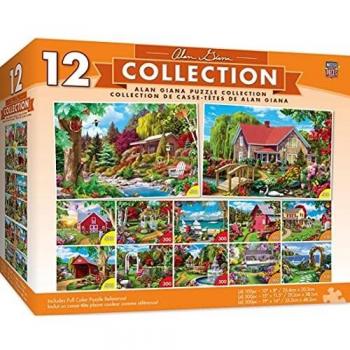 Collection Jardin & Campagne 12 Puzzles – MasterPieces Alan Giana, 100–500 pièces
