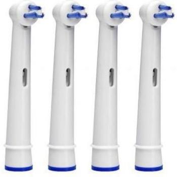 Pack de 4 têtes de remplacement InterSpace IP-17A pour brosse à dents électrique