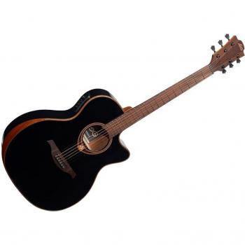 LAG Guitars: Folklore Black – T118ABCE