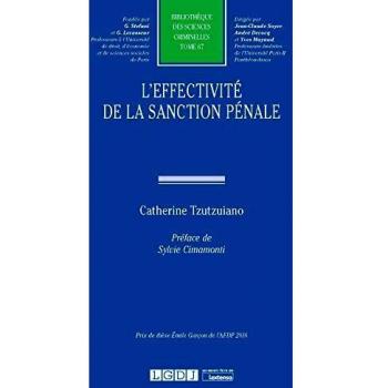 L'effectivité de la sanction pénale