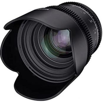 Samyang MF 50mm T1,5 VDSLR MK2 Canon EF (Canon EF, Micro Four Thirds, APS-C / DX, Vollformat), Objektiv, Schwarz