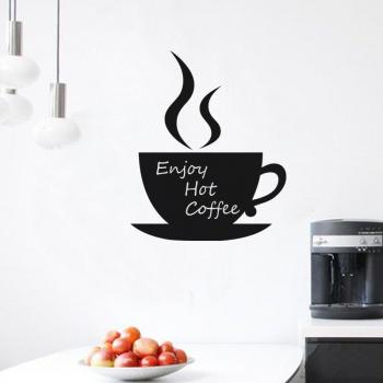 Revestimiento adhesivo taza de café pizarra 75x60cm