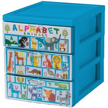 Cassettiera Robusta in Plastica per Ufficio