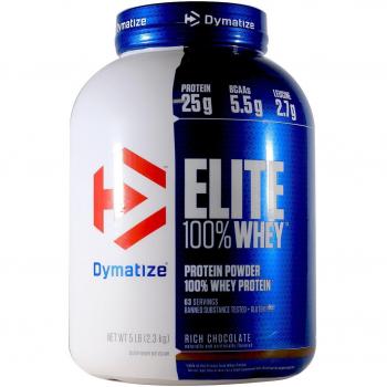 Dymatize Elite Whey Protein with Rich Chocolate Taste, 1 Jar