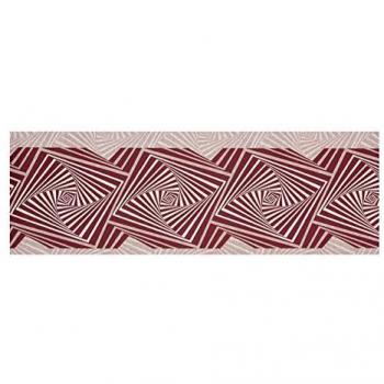 Diseno Optical Passatoia Rosso – Dimensioni 57x600