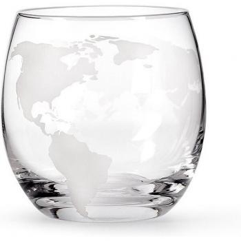 Crystal Globe Decanter with Ball Glass for Whiskey