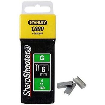 Stanley Heavy Duty Sharpshooter Type G Staples 6mm Pack of 1000
