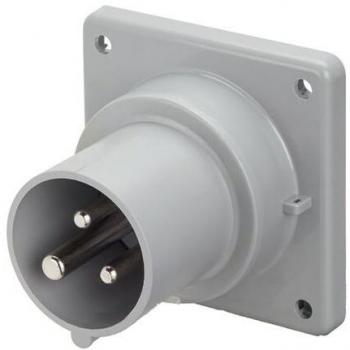 Conector Industrial Azul 230 V 16 A Scame 2P+E, Orientación Recta