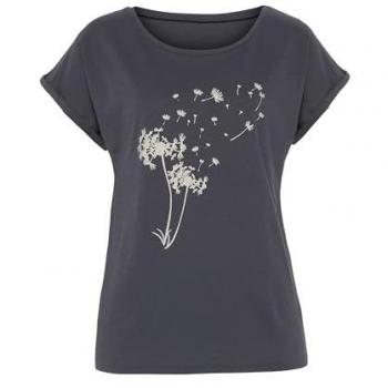 Camisa VIVANCE azul oscuro con contraste blanco