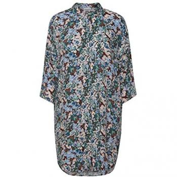 Hemdblusenkleid FRANSA Hemdblusenkleid FPHavis Gr. 48, braun (rain drum mix)