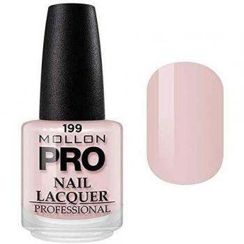 Mollon Pro Odolný Lak na Nehty 199 Amber Béžový 15 ml