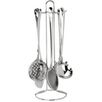 Supra Pro‑Grade 5‑Piece Kitchen Essentials in Stainless Steel