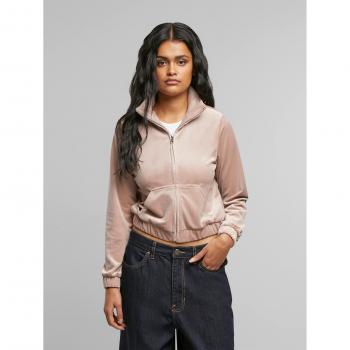 Dusk Rose Velour Tracksuit Jacket – 2XL