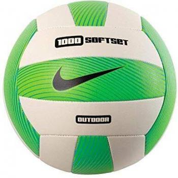 Nike SoftSet Outdoor Volleyball Entlüftetes Modell – Elektrogrün/Weiß/Gamma Blau/Schwarz
