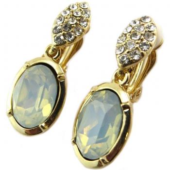Lily Treasure P4944 – Clip “Sissi” Oro Verde Chiaro 33×14 mm