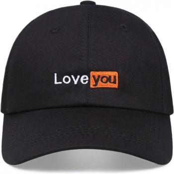 LOVE YOU Unisex Cotton Baseball Cap