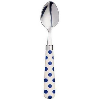 KitchenCraft Coloured Polka Dot Stainless Steel Teaspoons, 15.5 cm (Set of 6)