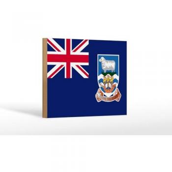 Flaggen-Wanddeko Falklandinseln 18x12 cm