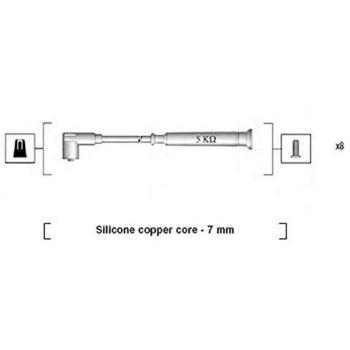Set de Cabos de Ignição 941045340520 – Marca: Magenti Marelli