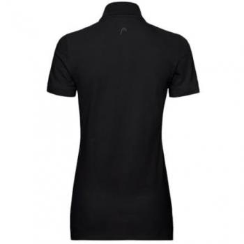 Polo Femme Head Tennis Manches Courtes Noir L