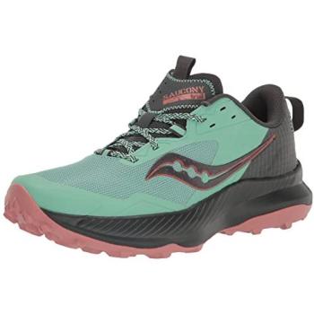 Saucony Blaze Women Trail Shoes (Negro y Naranja)