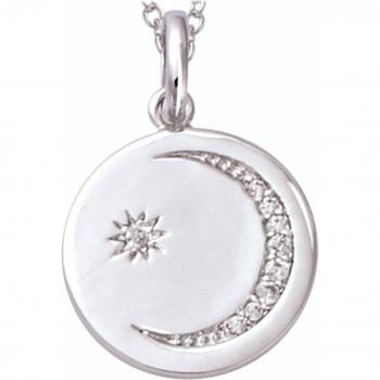 Colgante 'Esencia Lunar' en Plata 15 mm