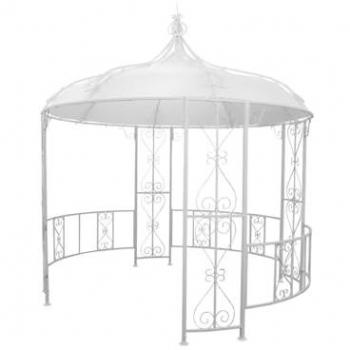 Kiosque de jardin TILCARA en métal style fer forgé D300 x H290 cm