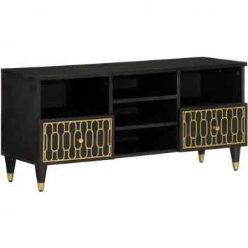 Mobile Porta TV 100x33x46 cm in Legno Massello di Mango vidaXL214011