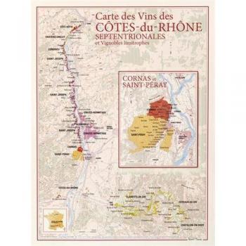 Carte des vins des cotes du rhone septentrionales